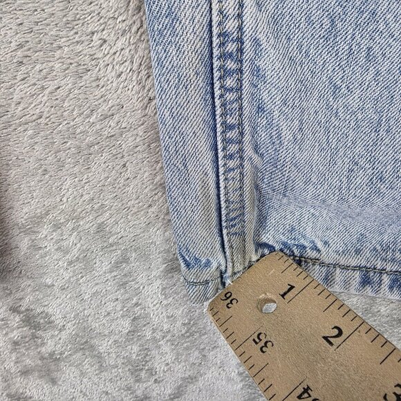 Levis Low Pro Straight Jeans Womens 27 Blue Mid Rise Light Wash Denim Pants - Picture 8 of 16